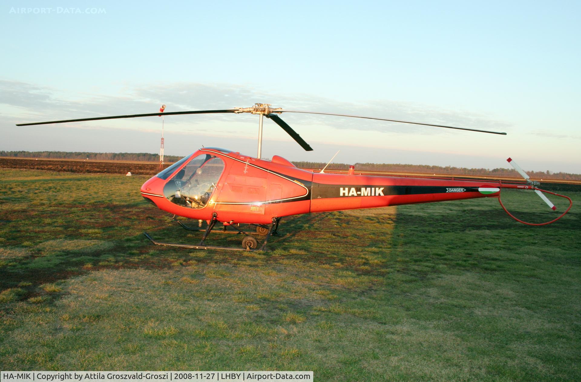 HA-MIK, 1974 Enstrom F-28A C/N 251, LHBY - Böny Airport, Hungary