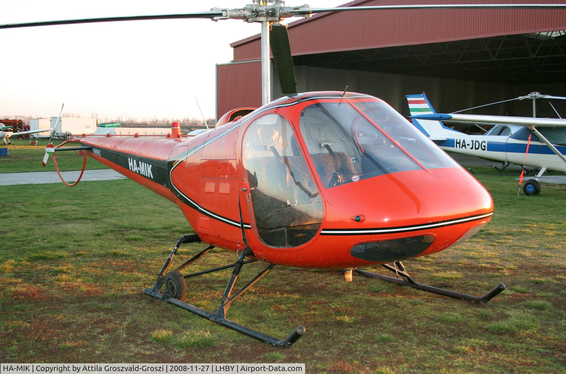 HA-MIK, 1974 Enstrom F-28A C/N 251, LHBY - Böny Airport, Hungary
