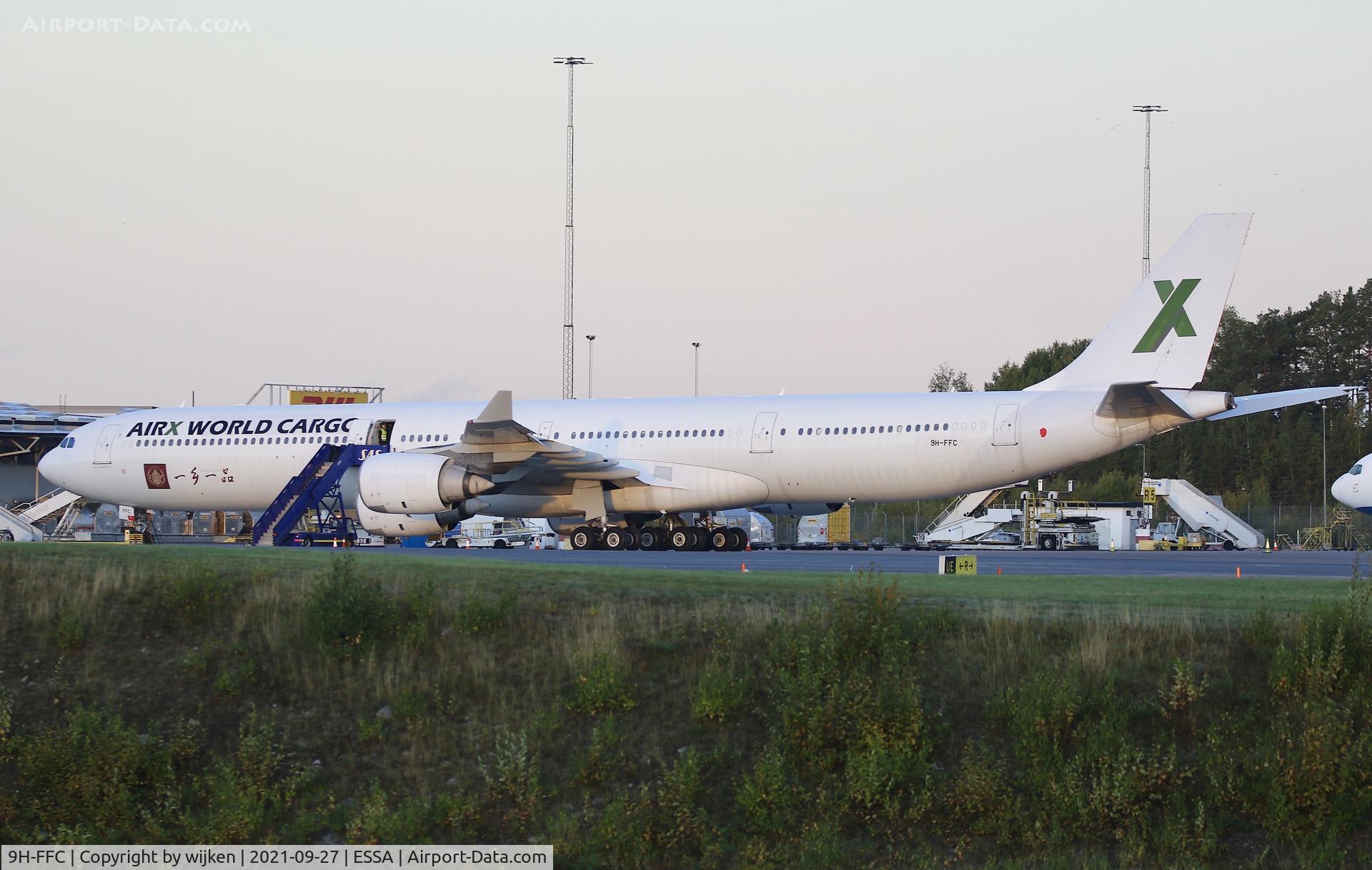 9H-FFC, 2003 Airbus A340-642 C/N 431, Ramp R