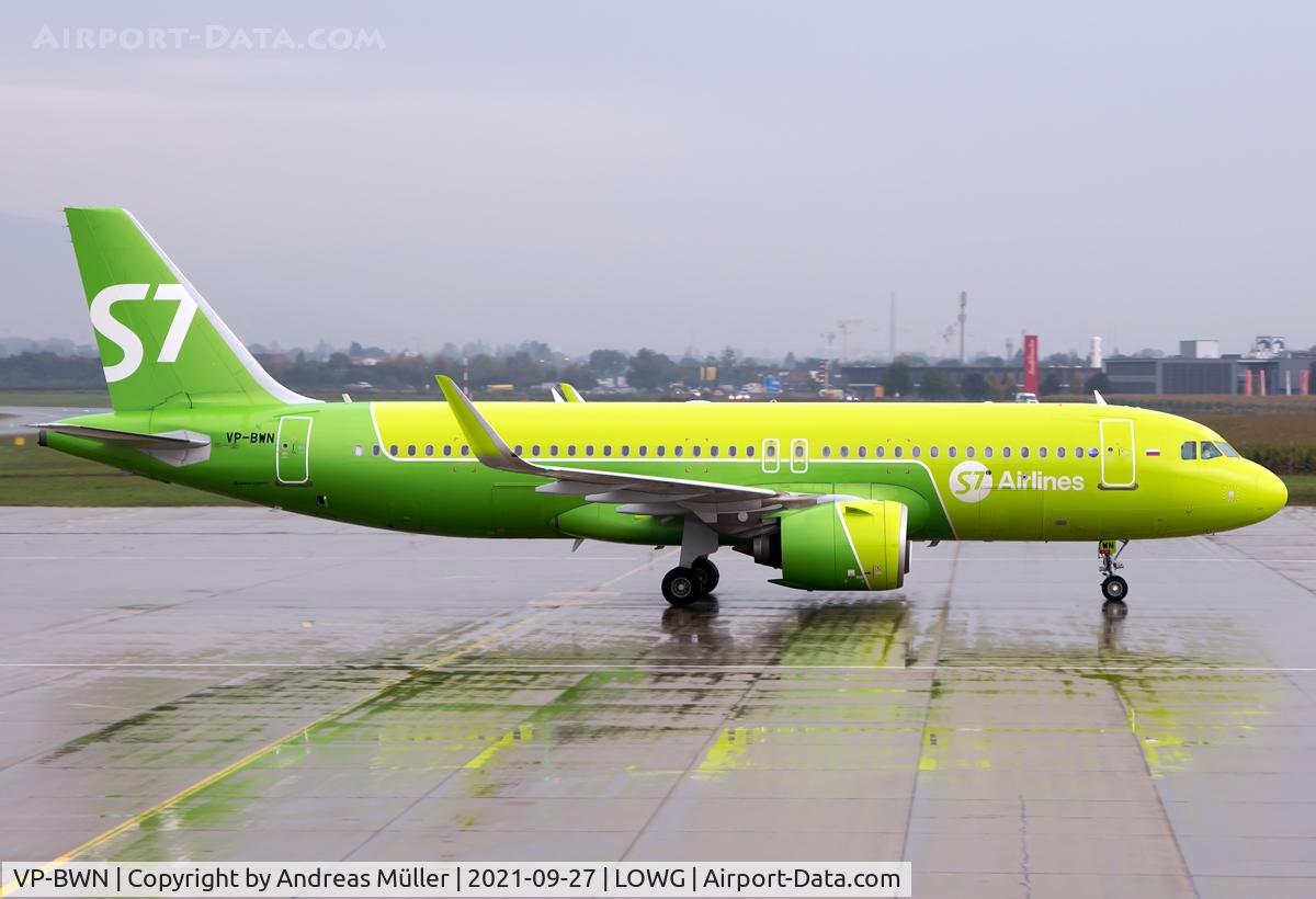 VP-BWN, 2019 Airbus A320-271N C/N 8935, Arrived from Moscow Domodedovo.
