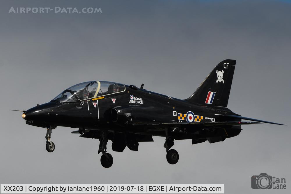 XX203, 1978 Hawker Siddeley Hawk T.1A C/N 050/312050, Leeming