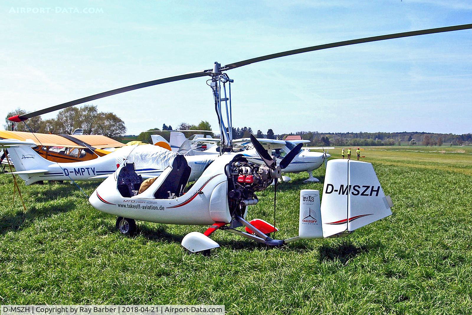 D-MSZH, AutoGyro Europe MTOsport C/N M01156, D-MSZH   AutoGyro Europe MTOsport [M01156] Markdorf Gliderport~D 21/04/2018