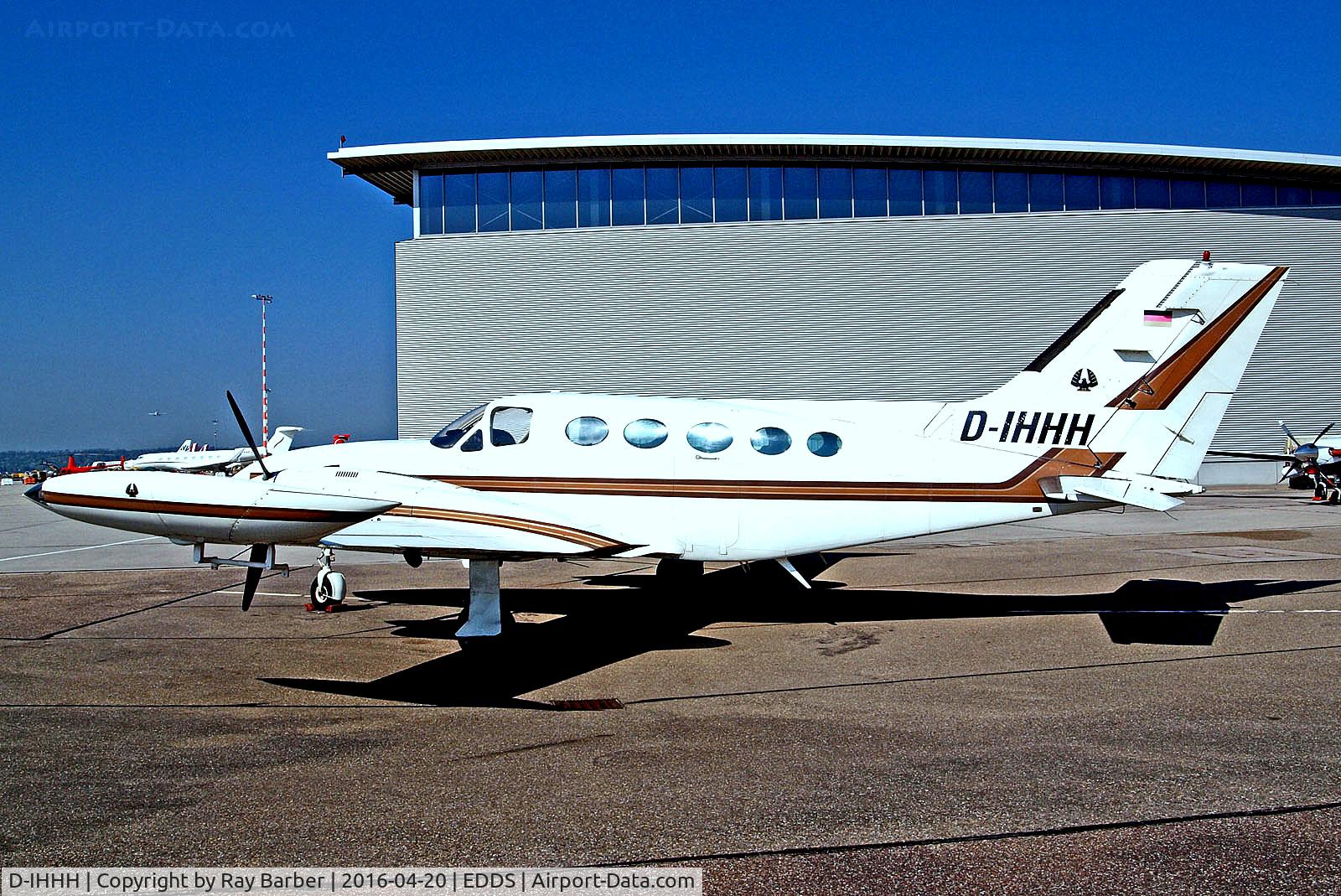 D-IHHH, 1973 Cessna 421B Golden Eagle C/N 421B-0512, D-IHHH   Cessna 421B Golden Eagle [421B-0512] Stuttgart~D 20/04/2016