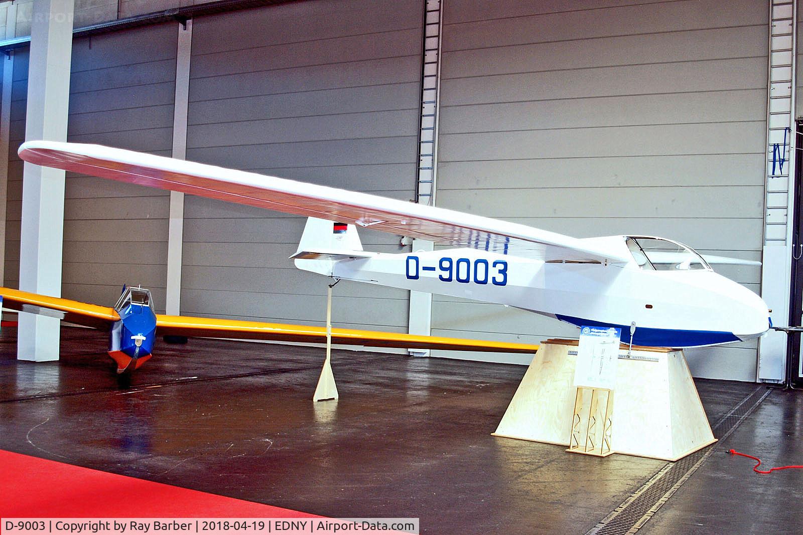 D-9003, Scheibe Spatz A C/N 505, D-9003   Scheibe Spatz A [505] (Interessengemeinschaft Scheibe Flugzeuge e.V) Friedrichshafen~D 19/04/2018