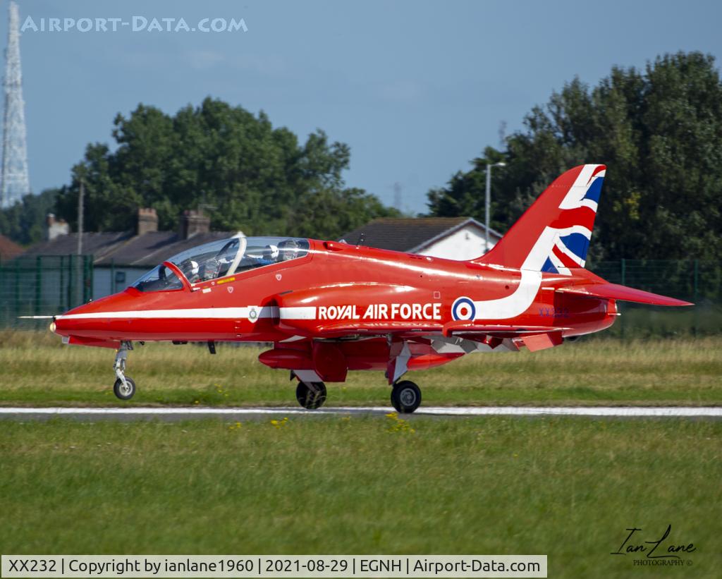 XX232, 1978 Hawker Siddeley Hawk T.1 C/N 068/312068, Red Arrows