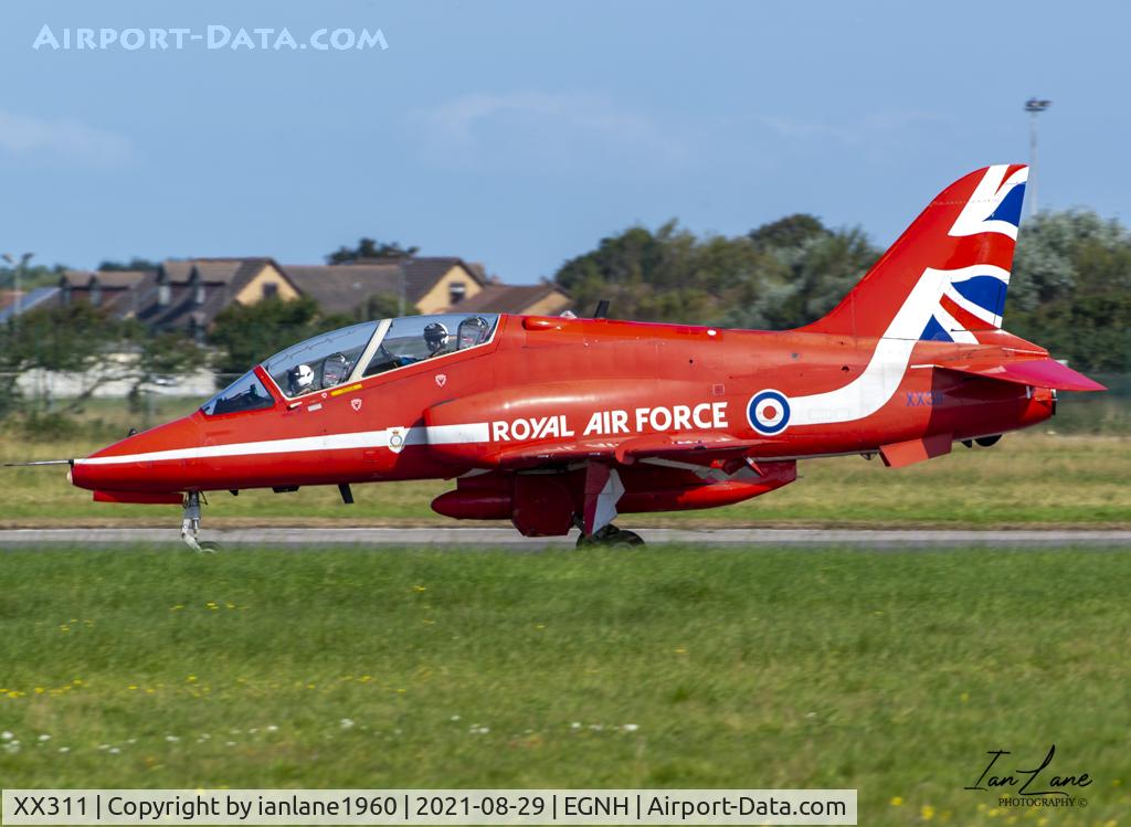 XX311, 1980 Hawker Siddeley Hawk T.1 C/N 147/312136, Red Arrows