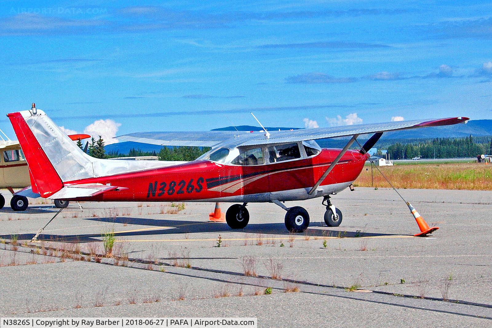 N3826S, 1963 Cessna 172E C/N 17251026, N3826S   Cessna 172E Skyhawk [172-51026] Fairbanks~G 27/06/2018