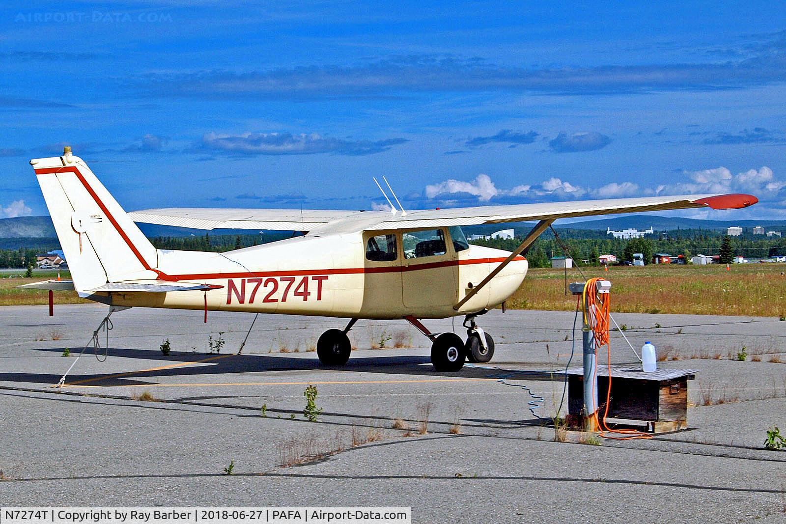 N7274T, 1959 Cessna 172A C/N 46874, N7274T   Cessna 172A [46874] Fairbanks~G 27/06/2018
