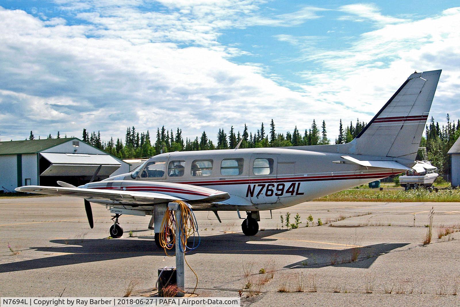 N7694L, 1973 Piper PA-31-350 Chieftain C/N 31-7305024, N7694L   Piper PA-31-350 Navajo Chieftain[31-7305024] Fairbanks~G 27/06/2018