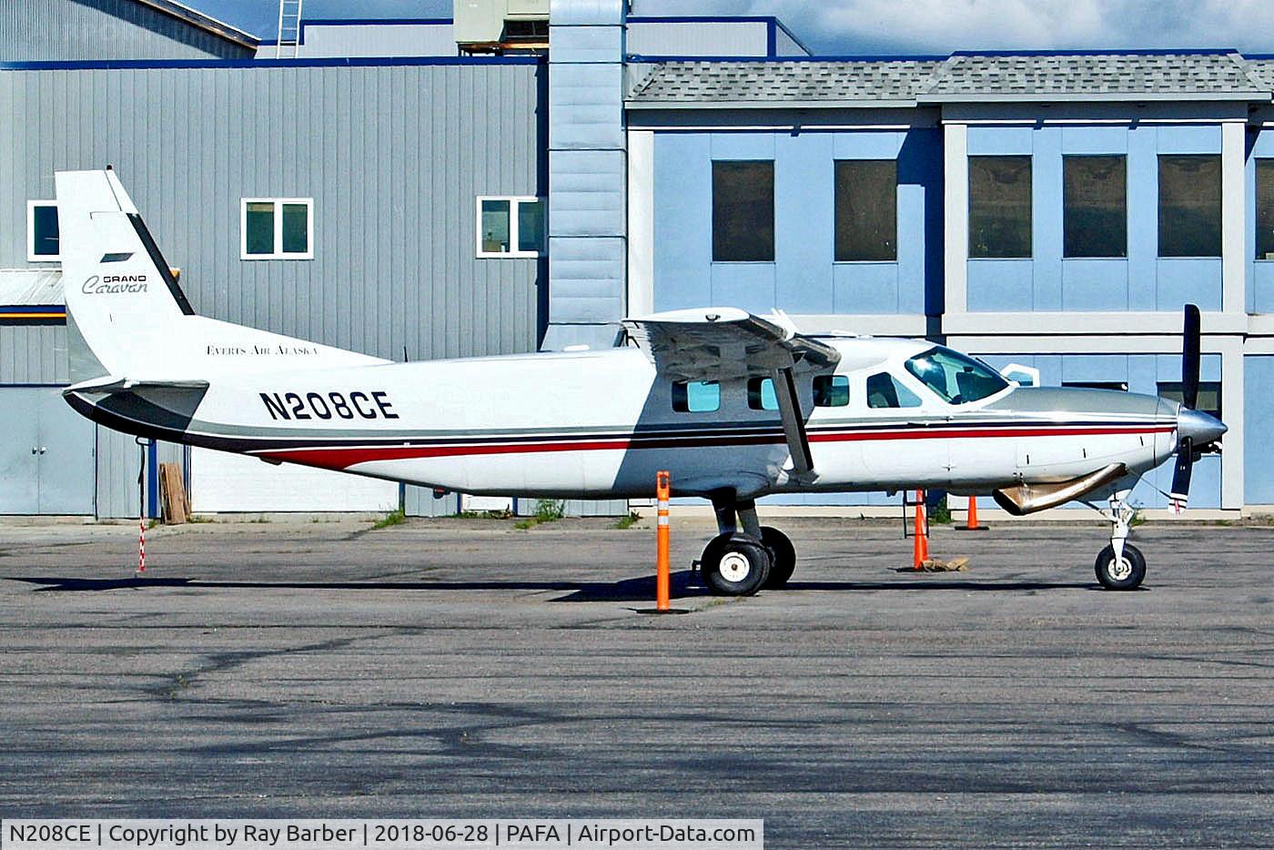 N208CE, 1995 Cessna 208B Grand Caravan C/N 208B0466, N208CE   Cessna 208B Grand Caravan [208B-0466] (Everts Air Alaska) Fairbanks Int'l~N 28/06/2018