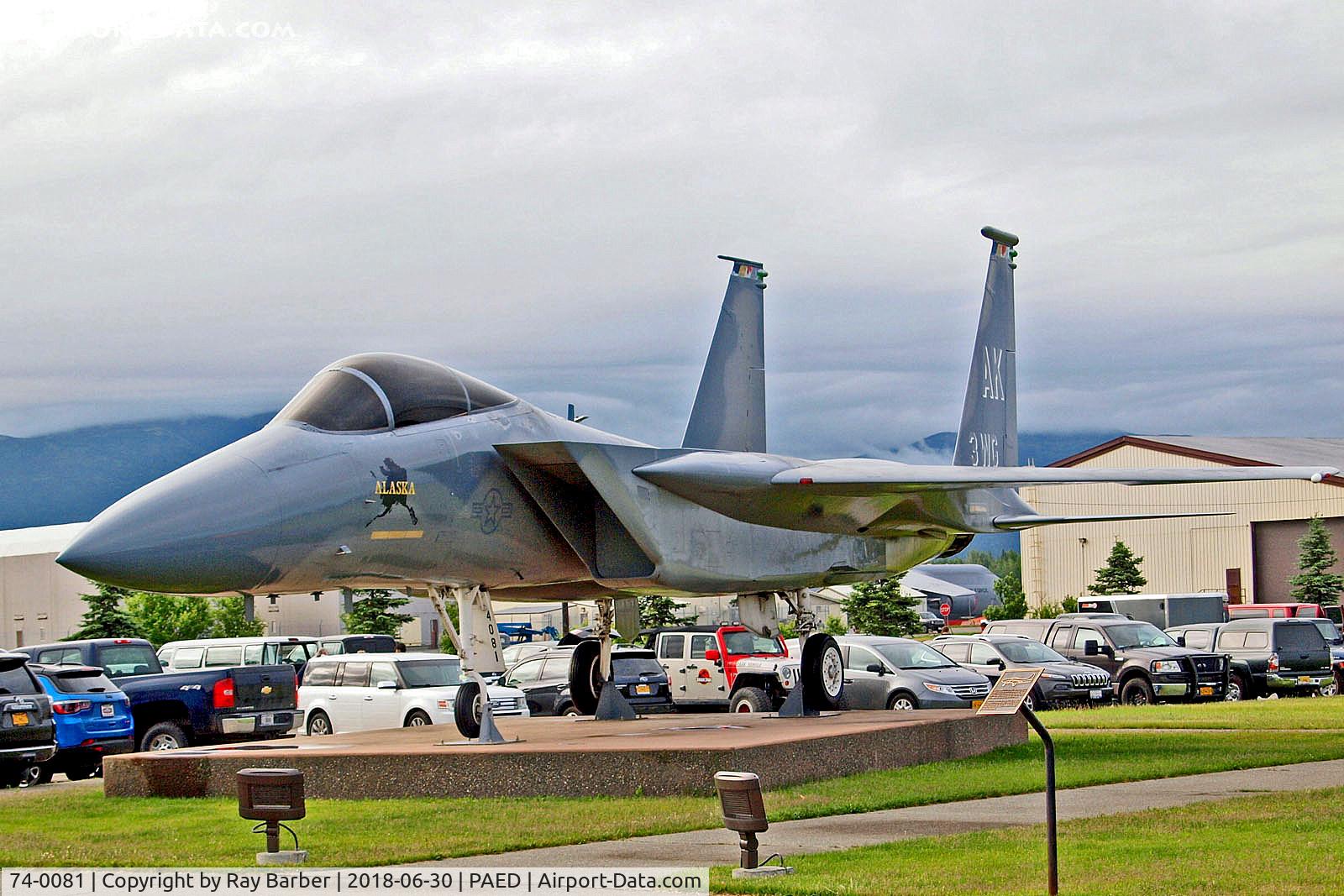 74-0081, 1974 McDonnell Douglas F-15A Eagle C/N 0053/A042, 74-0081   McDonnell Douglas F-15A Eagle [A-042] (United States Air Force /  Elmendorf Heritage Park) Elmendorf AFB~N 30/06/2018