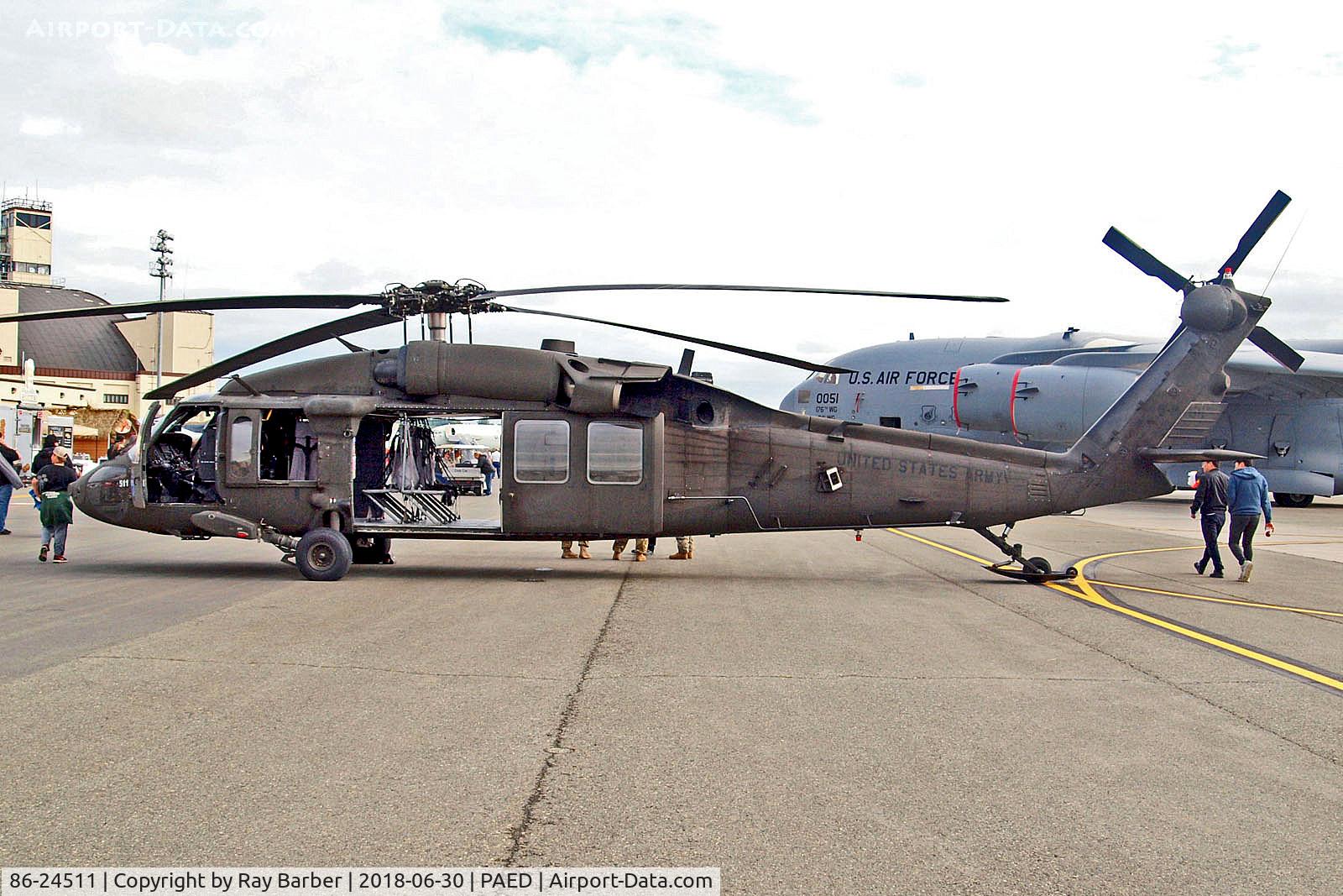 86-24511, Sikorsky UH-60L Black Hawk C/N 701008, 86-24511   Sikorsky UH-60A Blackhawk [701008] (United States Army) Elmendorf AFB~N 30/06/2018