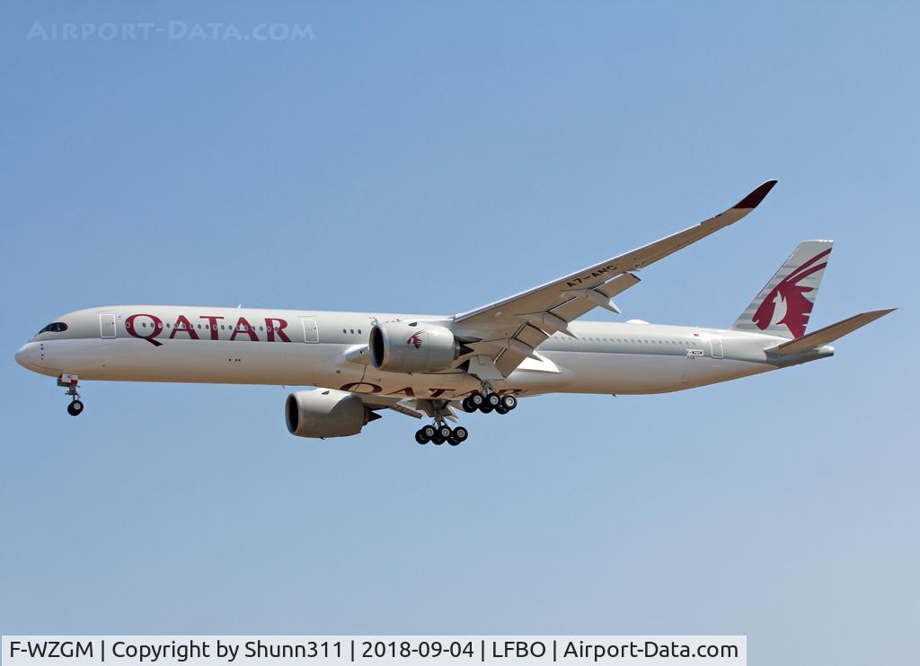 F-WZGM, 2018 Airbus A350-1041 C/N 0110, C/n 0110 - To be A7-ANC