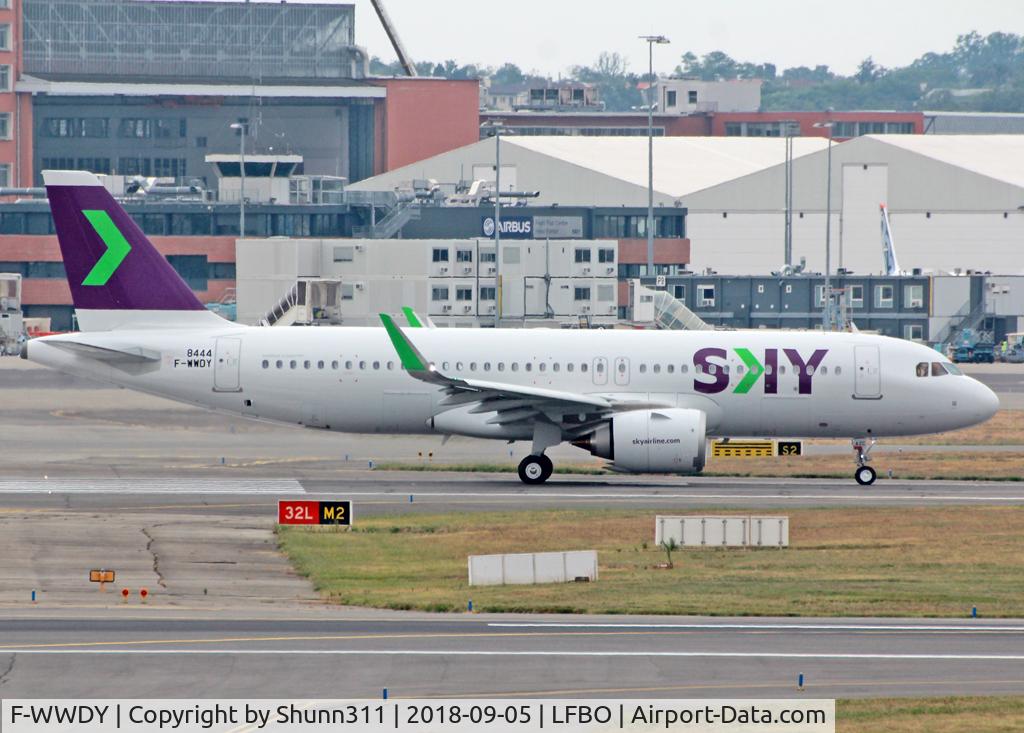 F-WWDY, 2018 Airbus A320-251N C/N 8444, C/n 8444 - To be CC-AZC