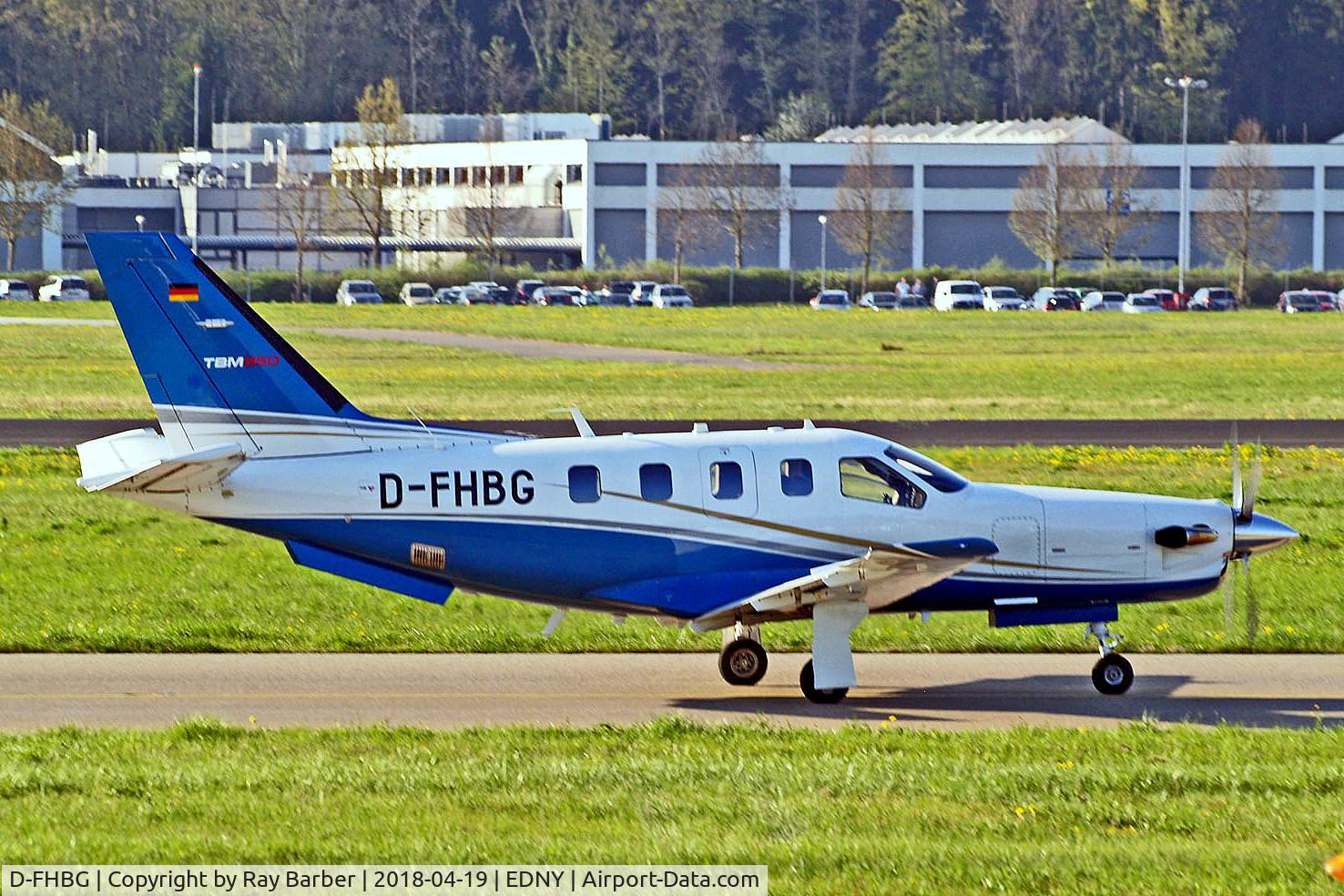 D-FHBG, 2012 Socata TBM-850 C/N 617, D-FHBG   Socata TBM-850 [617] Friedrichshafen~D 19/04/2018