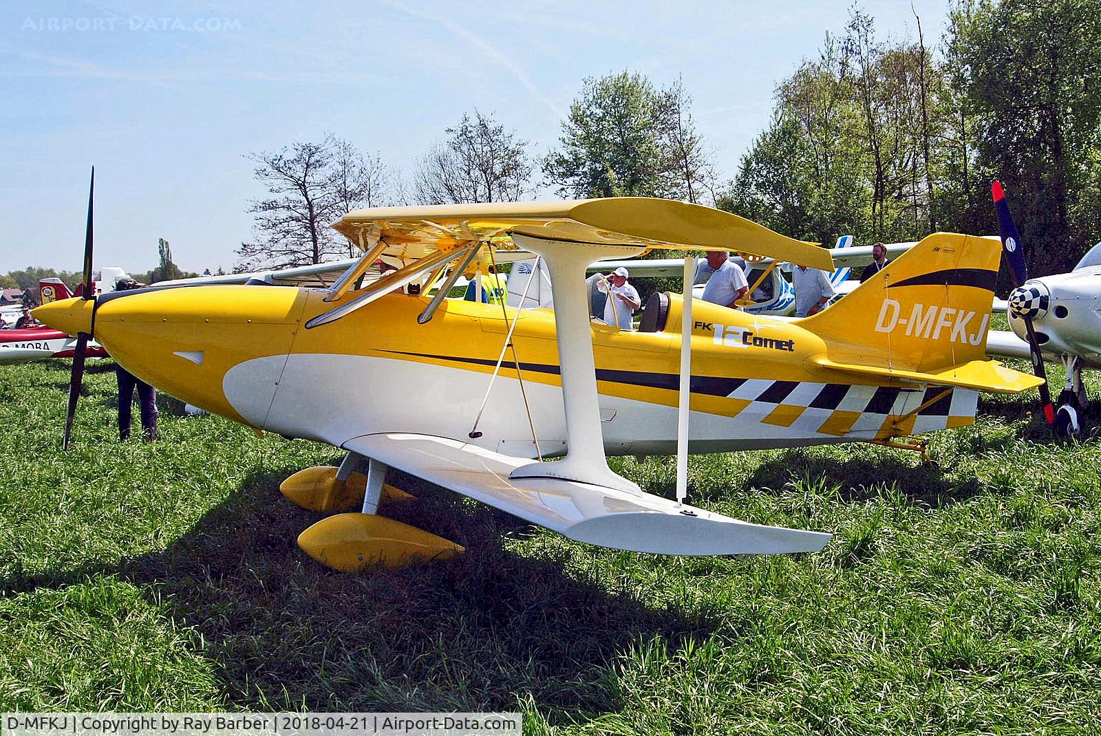D-MFKJ, B & F Funk FK-12 Comet C/N 012-098, D-MFKJ   B & F Technik Funk FK.12 Comet [12-098] Markdorf Gliderport~D 21/04/2018