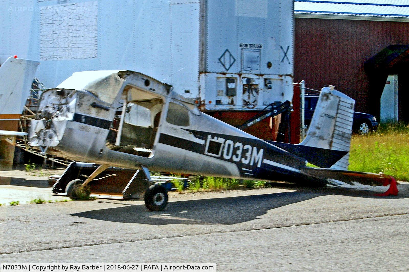 N7033M, 1958 Cessna 175 Skylark C/N 55333, N7033M   Cessna 175 Skylark [55333] Fairbanks~G 27/06/2018