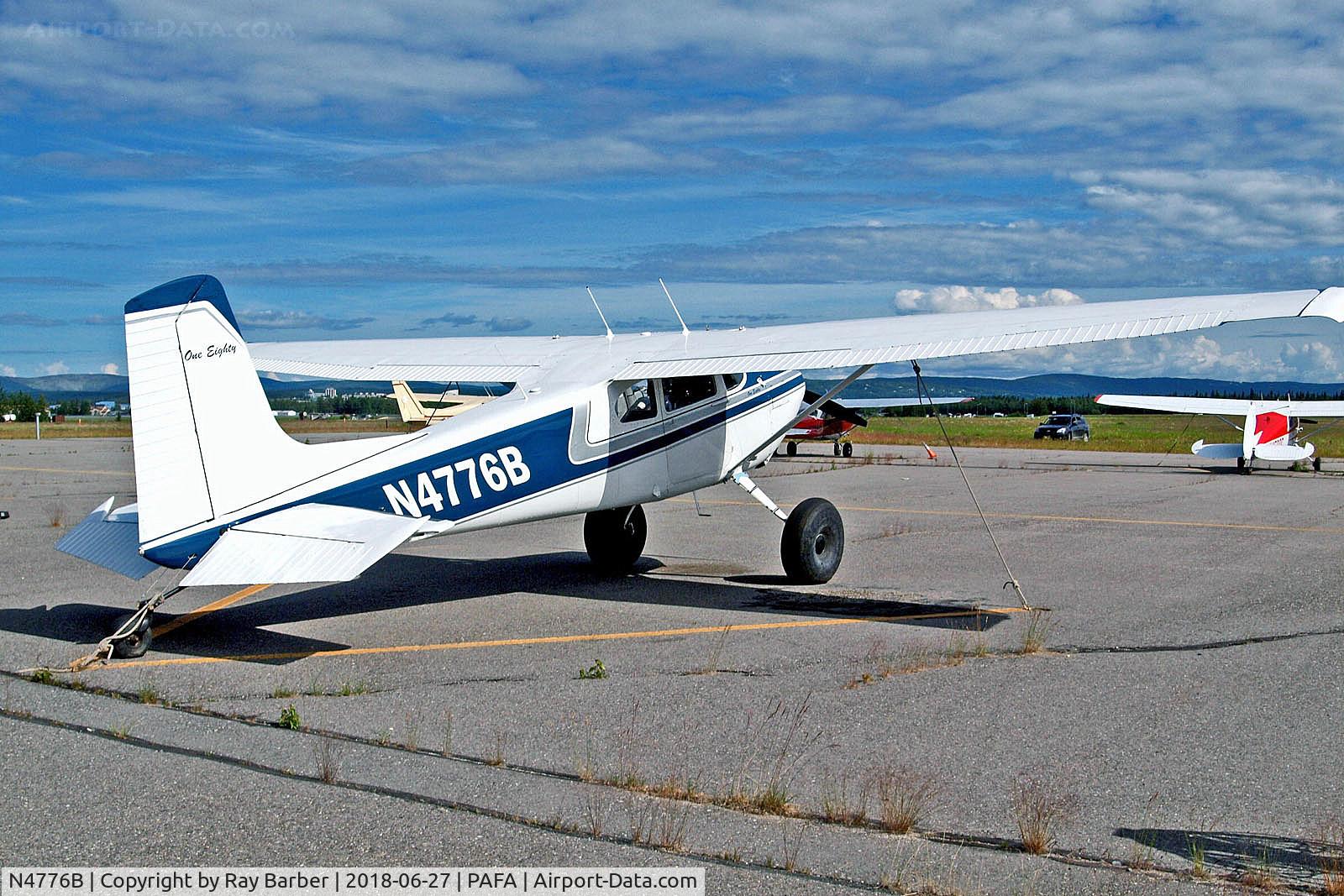 N4776B, 1955 Cessna 180 C/N 31674, N4776B   Cessna 180 [31674] Fairbanks~G 27/06/2018