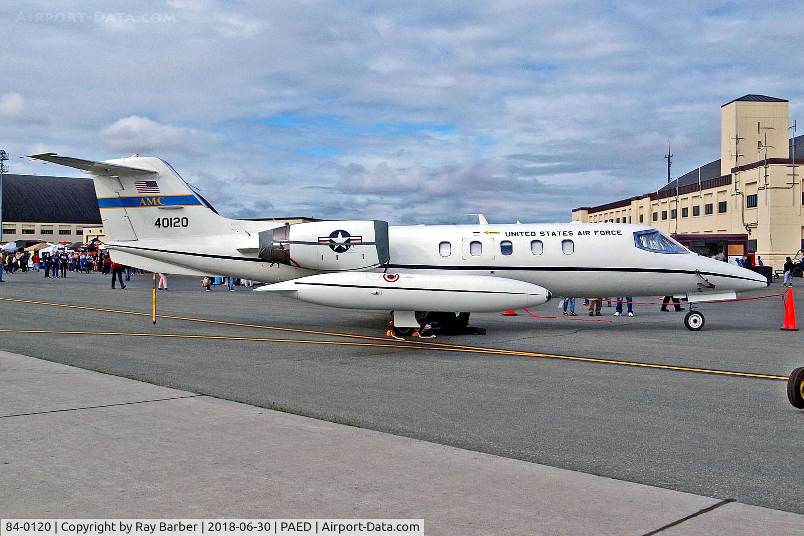 84-0120, 1984 Gates Learjet C-21A C/N 35A-566, 84-0120   (40120) Learjet C-21A [35A-0566] (United States Air Force) Elmendorf AFB~N 30/06/2018