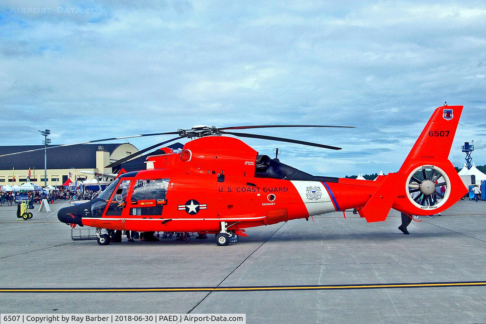 6507, Aérospatiale MH-65D Dolphin C/N 6056, 6507   Aerospatiale MH-65D Dolphin [6056] (United States Coast Guard) Elmendorf AFB~N 30/06/2018