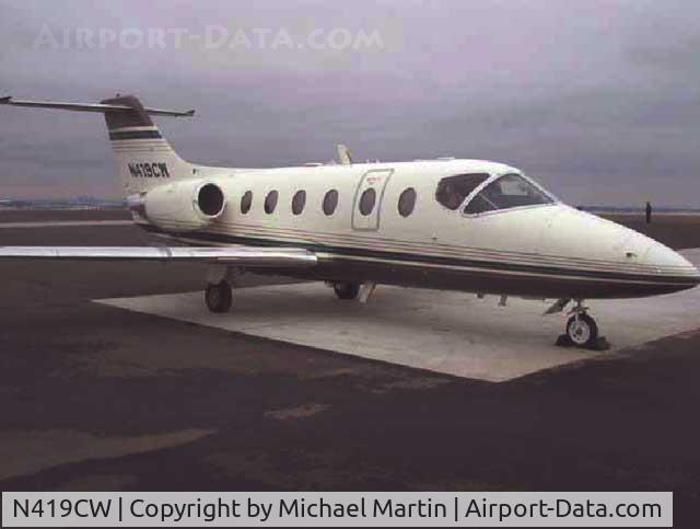 N419CW, 1991 Beechcraft 400A Beechjet C/N RK-19, Cloudy Day Photo