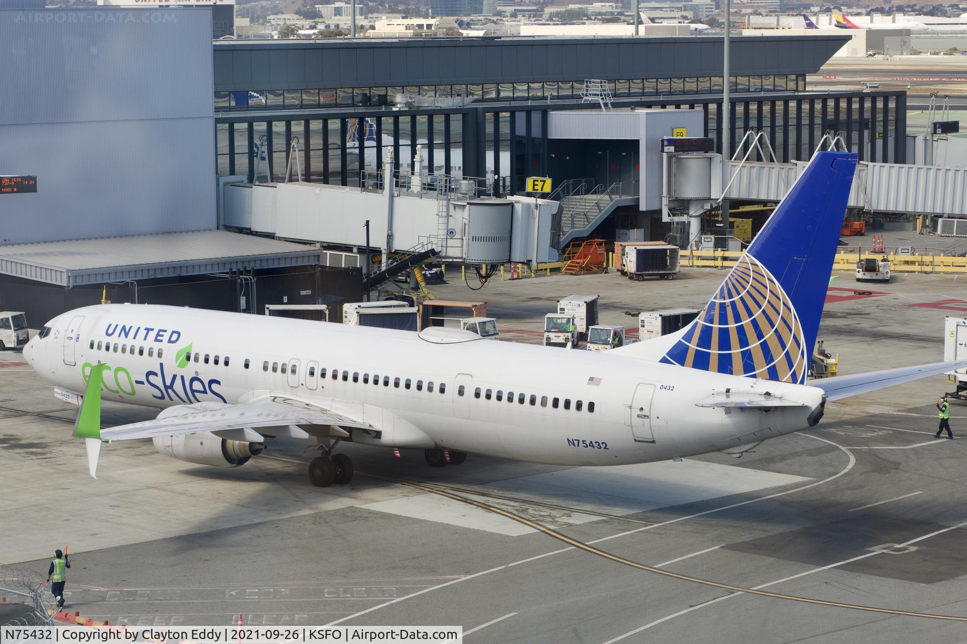 N75432, 2009 Boeing 737-924/ER C/N 32835, Sky Terrace SFO 2021.