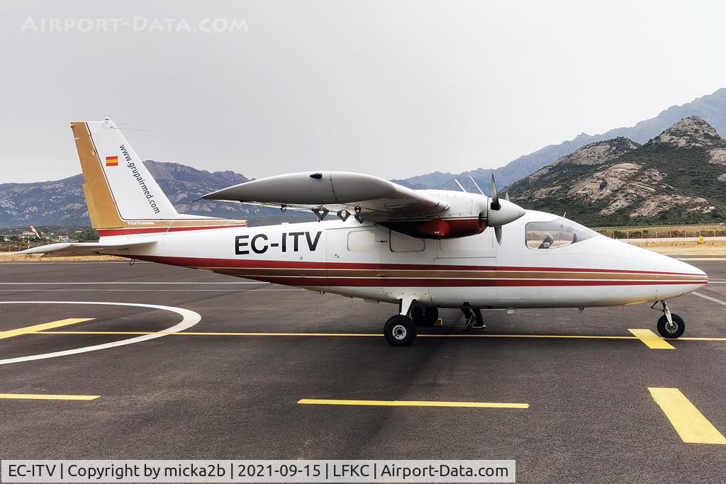EC-ITV, Partenavia P-68C-TC C/N 239-05-TC, Parked