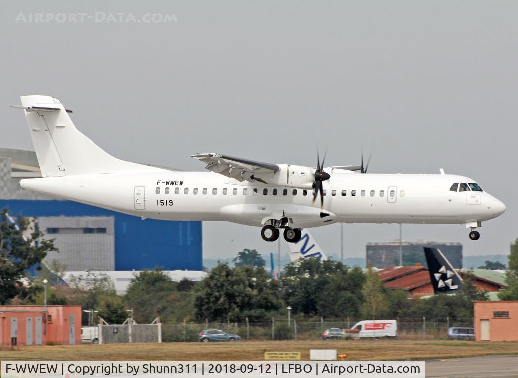 F-WWEW, 2018 ATR 72-600 (72-212A) C/N 1519, C/n 1519 - For Danish Air Transport as OY-SUN