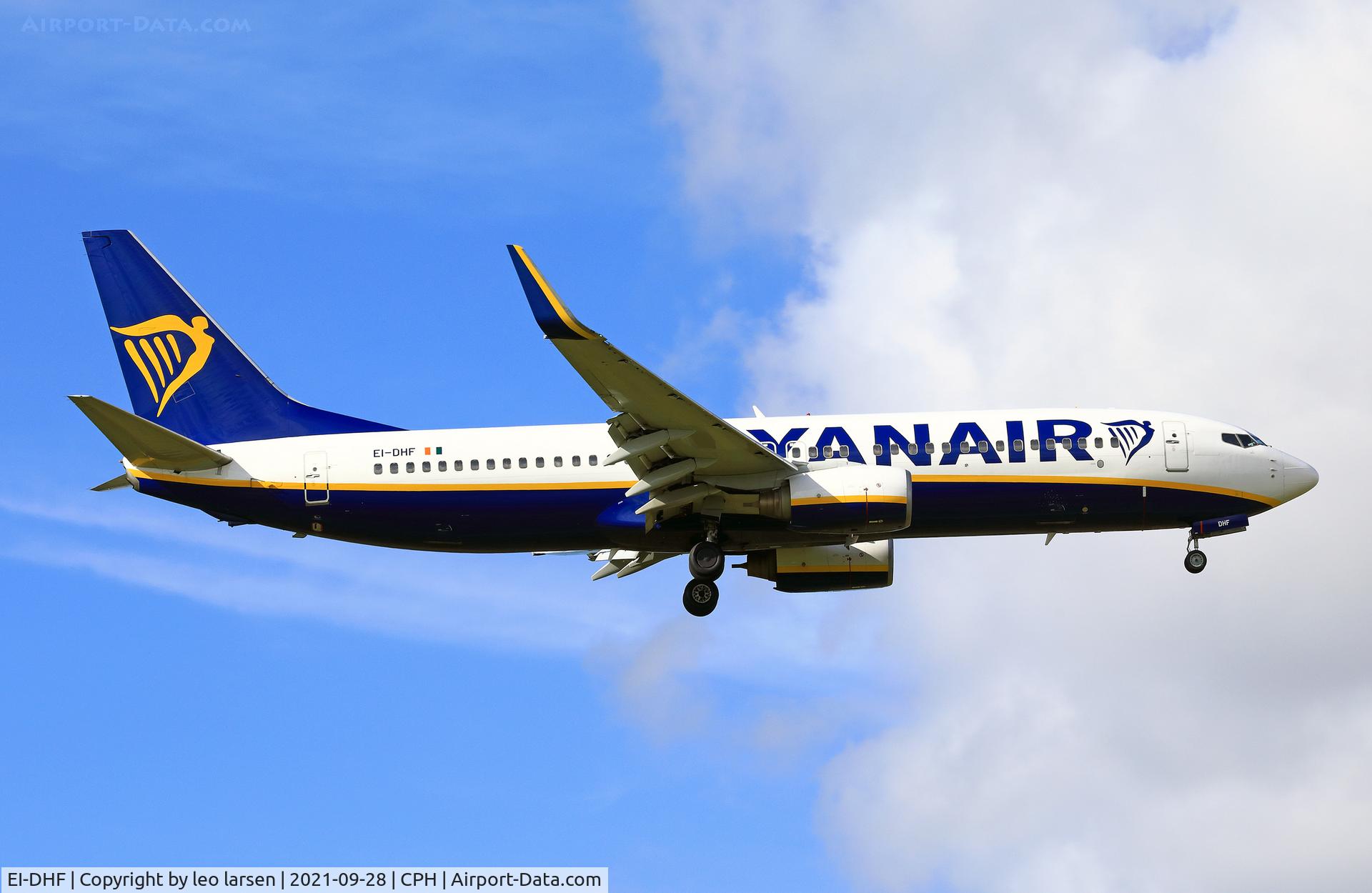 EI-DHF, 2005 Boeing 737-8AS C/N 33575, Copenhagen 28.9.2021