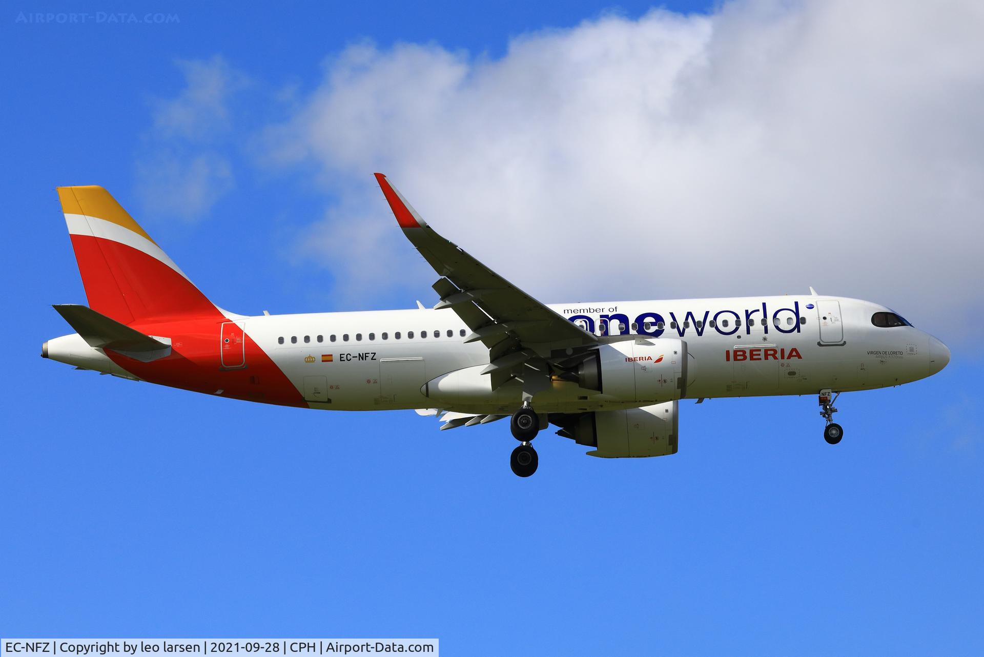 EC-NFZ, 2019 Airbus A320-251N C/N 10002, Copenhagen 28.9.2021