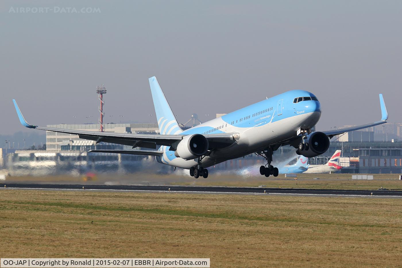 OO-JAP, 2001 Boeing 767-38E/ER C/N 30840, at bru