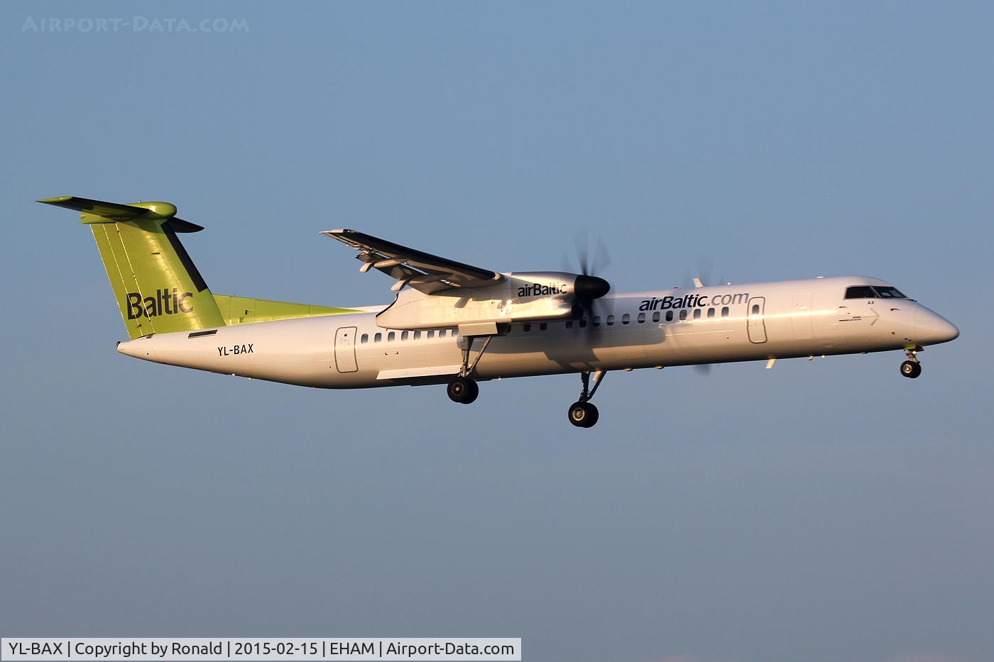 YL-BAX, 2010 De Havilland Canada DHC-8-402Q Dash 8 C/N 4324, at spl