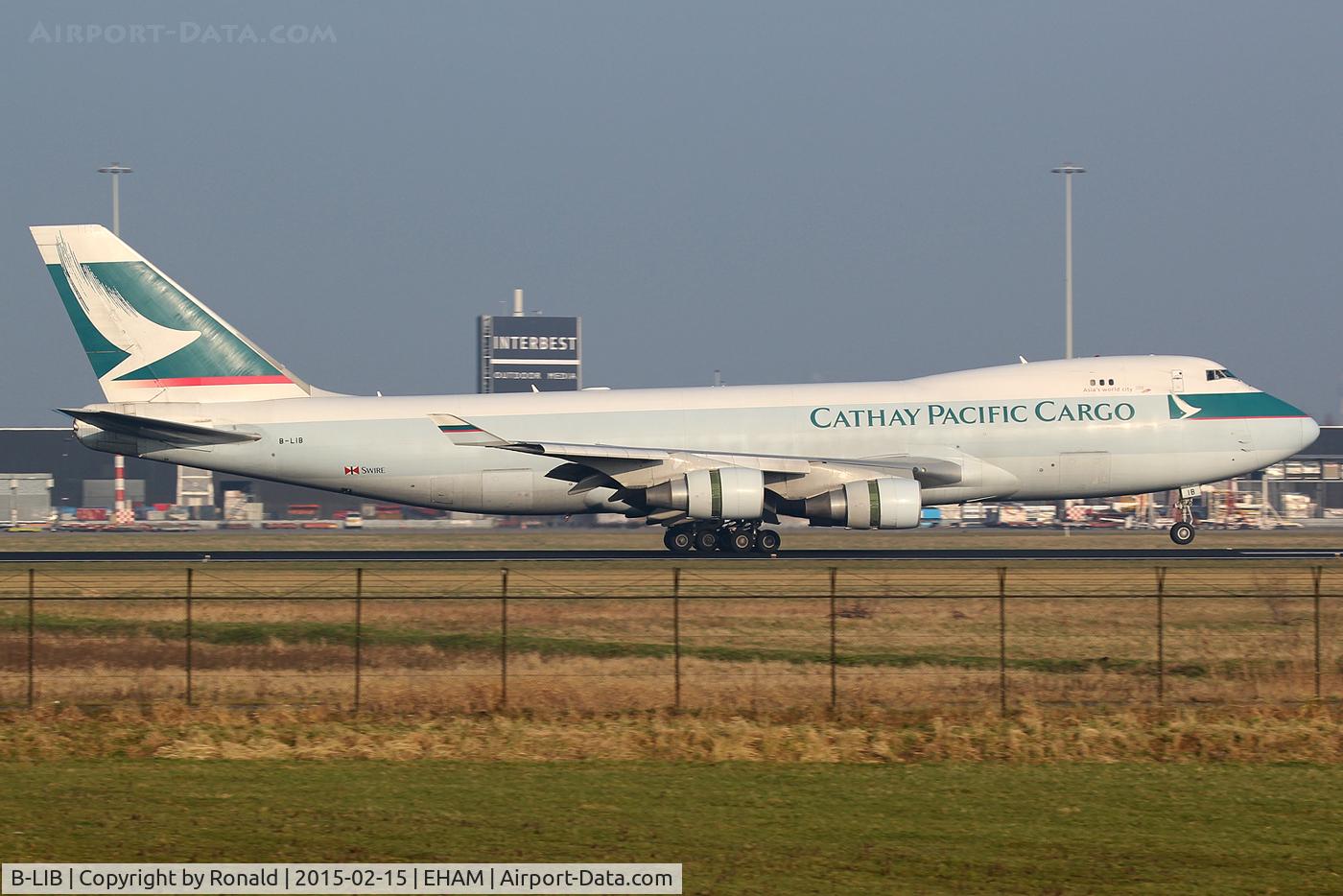 B-LIB, 2008 Boeing 747-467ERF C/N 36867, at spl