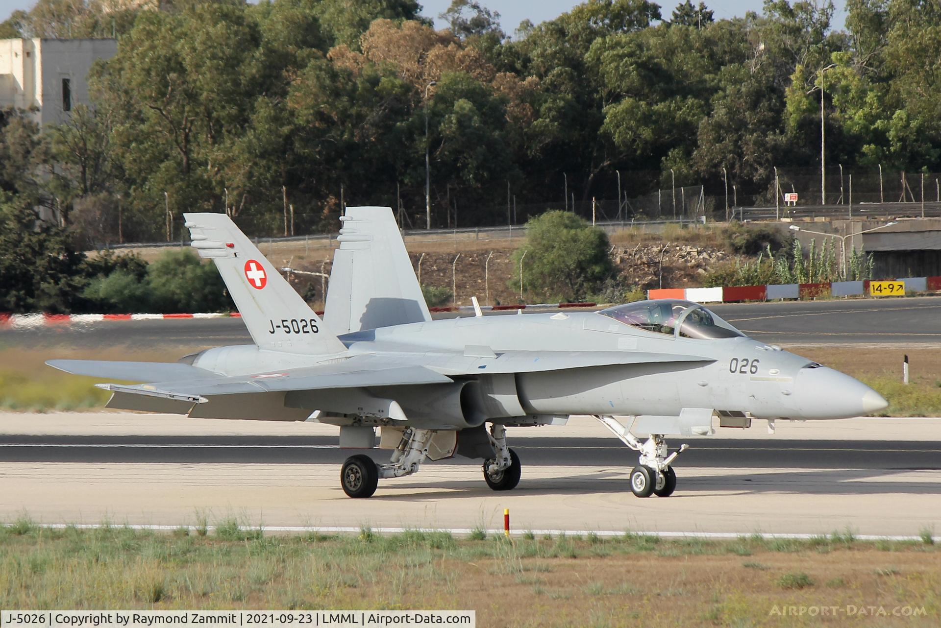 J-5026, 1999 McDonnell Douglas F/A-18C Hornet C/N 1375/SFC026, McDonnell Douglas FA-18C Hornet J-5026 Swiss Air Force