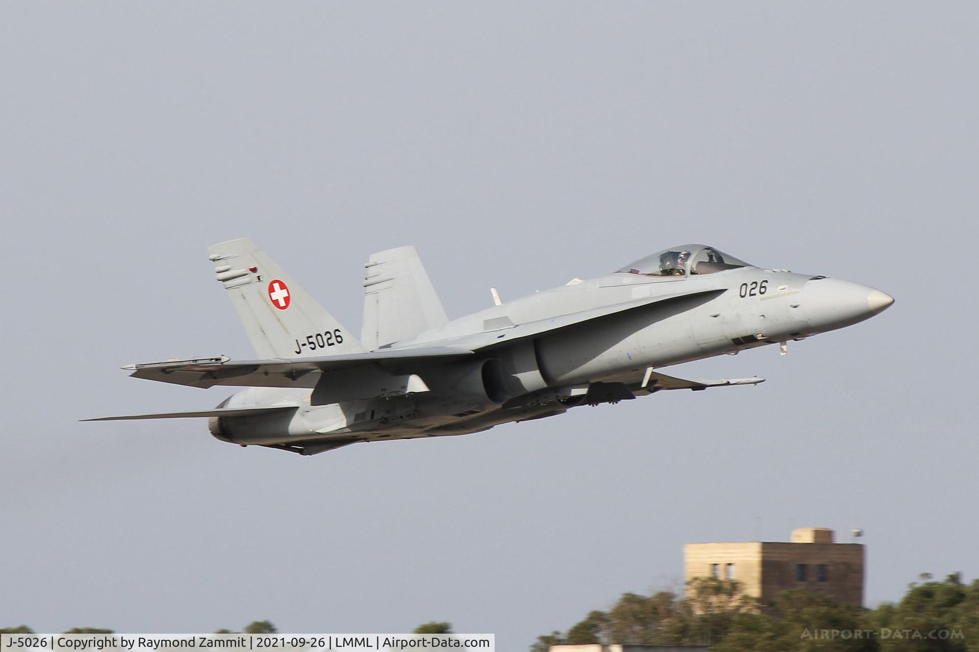 J-5026, 1999 McDonnell Douglas F/A-18C Hornet C/N 1375/SFC026, McDonnell Douglas FA-18C Hornet J-5026 Swiss Air Force