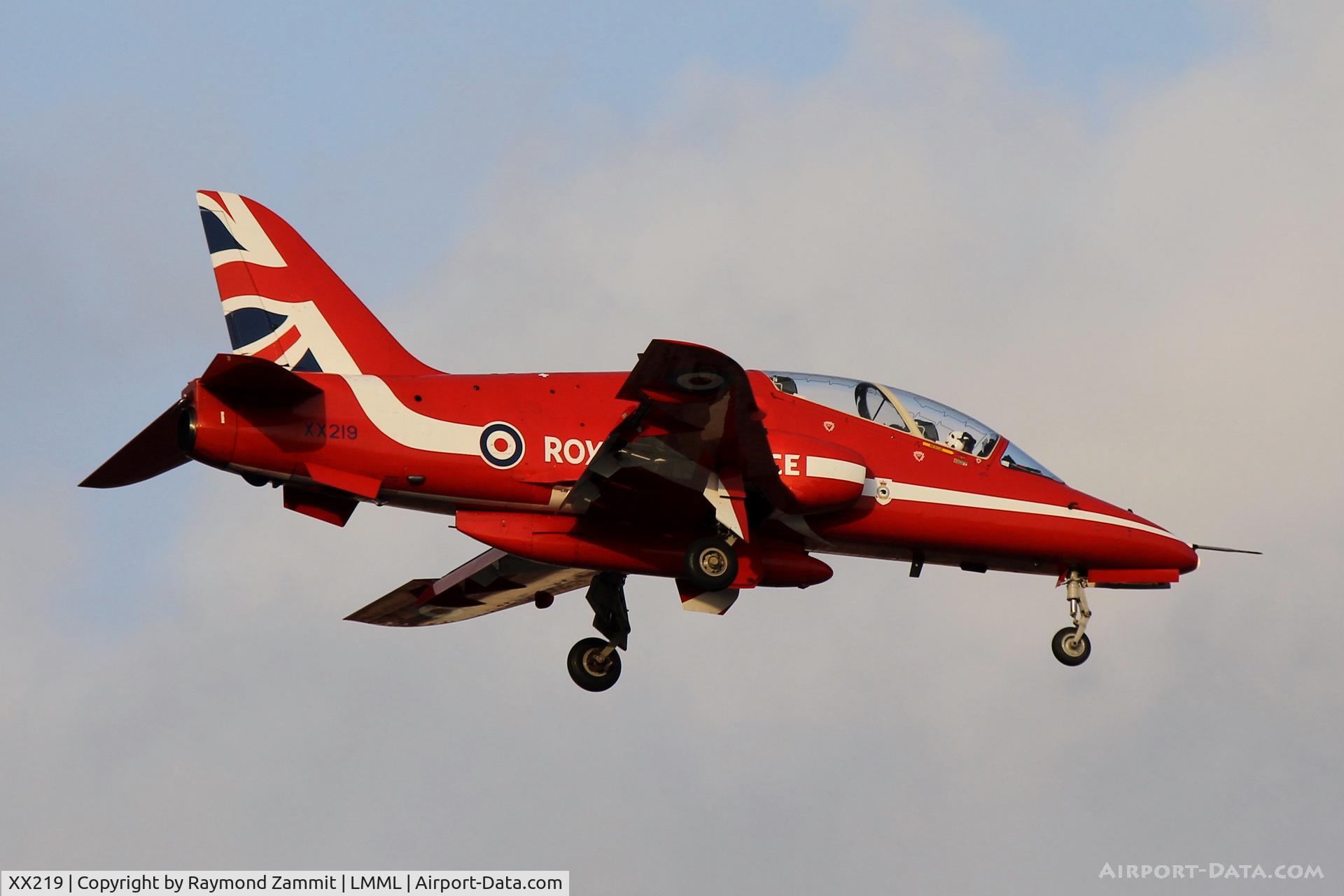 XX219, 1978 Hawker Siddeley Hawk T.1A C/N 055/312055, HS Hawk XX219 Red Arrows RAF