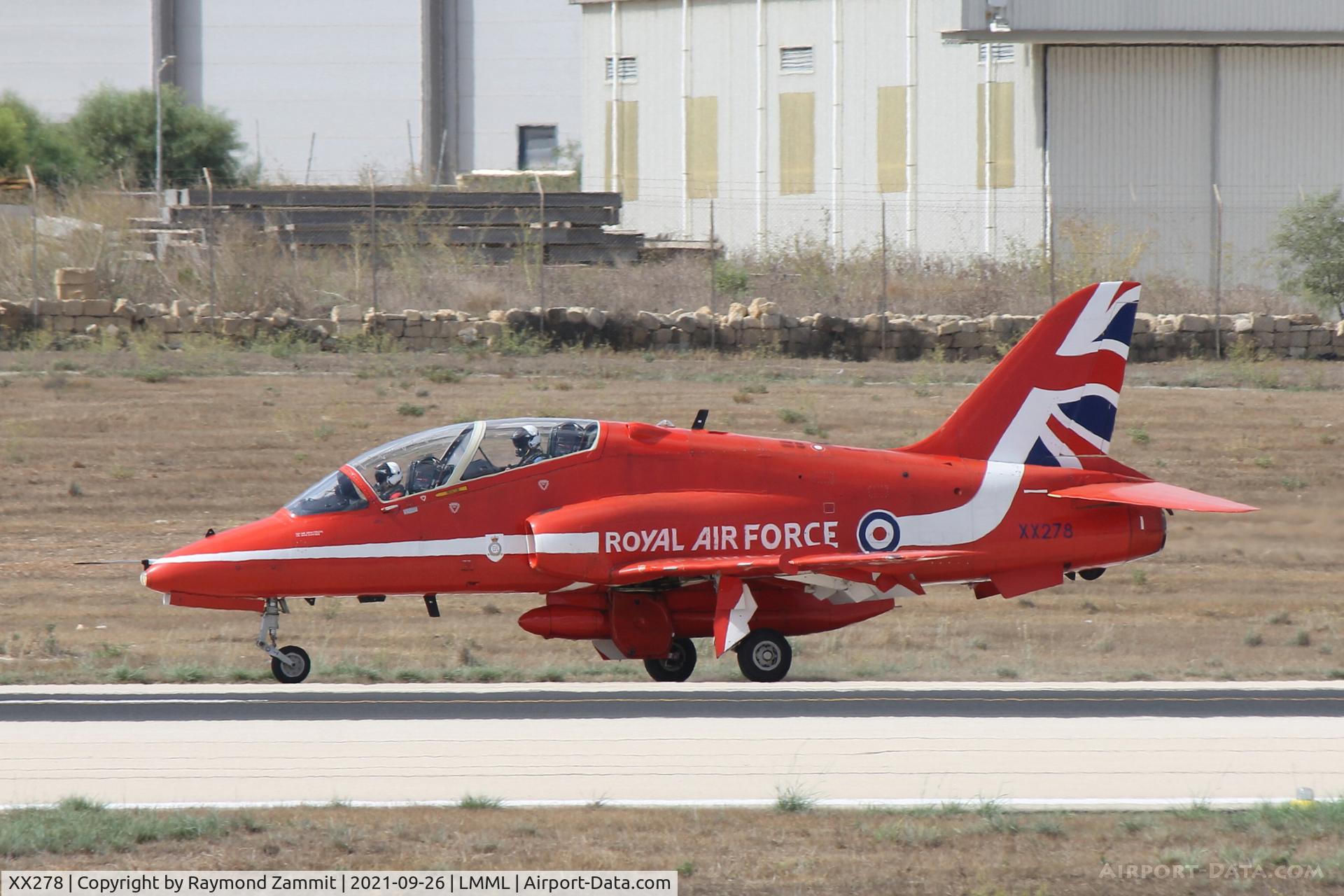 XX278, 1978 Hawker Siddeley Hawk T.1A C/N 103/312103, HS Hawk T1A XX278 Red Arrows Royal Air Force