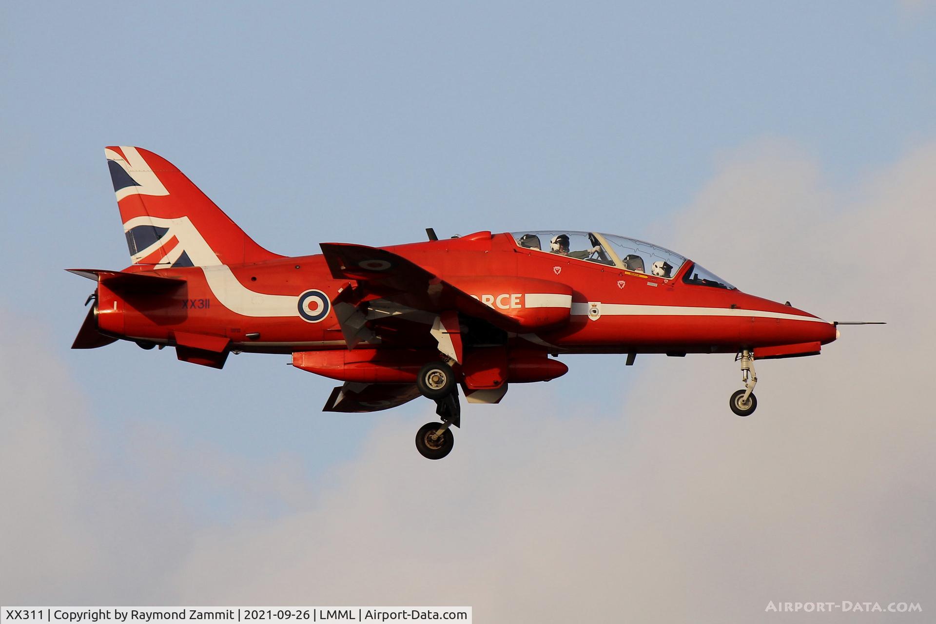 XX311, 1980 Hawker Siddeley Hawk T.1 C/N 147/312136, HS Hawk T1 XX311 Red Arrows Royal Air Force