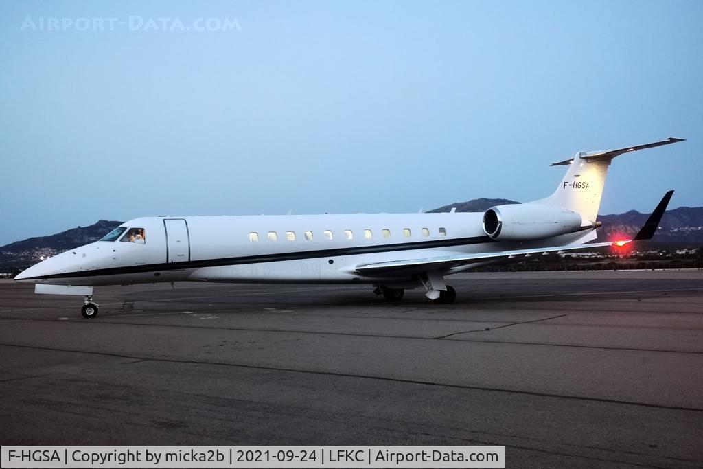 F-HGSA, 2008 Embraer EMB-135BJ Legacy C/N 14501051, Parked