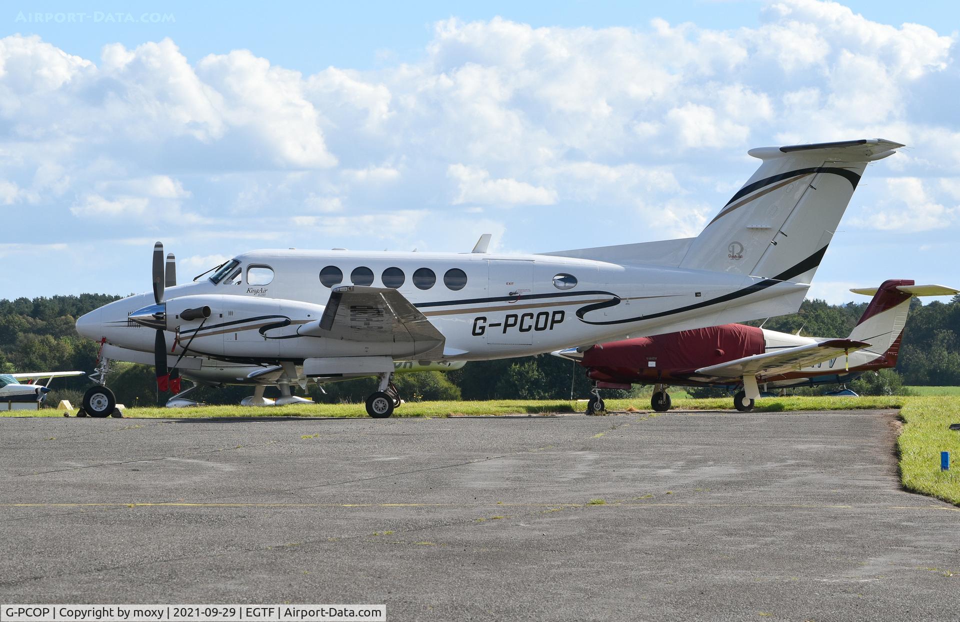 G-PCOP, 2004 Raytheon B200 King Air C/N BB-1860, Raytheon B200 King Air at Fairoaks.