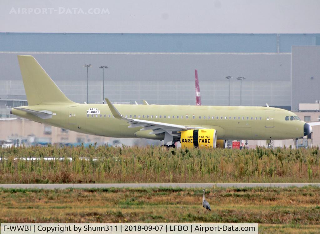 F-WWBI, 2017 Airbus A320-271N C/N 7851, C/n 7851 - Tianjin Airlines ntu... For Spirit Airlines