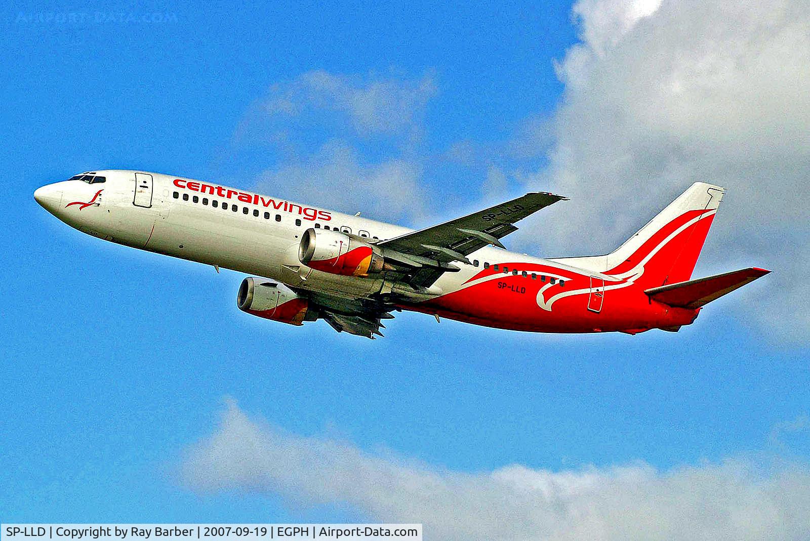 SP-LLD, 1994 Boeing 737-45D C/N 27256, SP-LLD   Boeing 737-45D [27256] (Centralwings) Edinburgh-Turnhouse~G 19/09/2007