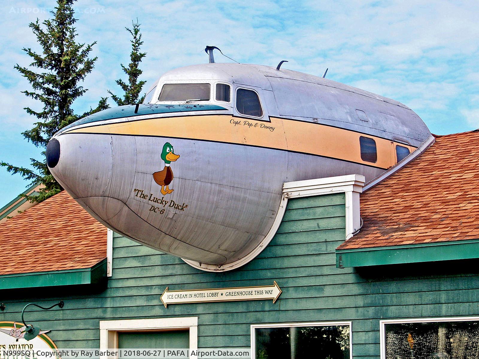N999SQ, 1951 Douglas DC-6B C/N 43274, N999SQ   Douglas DC-6B [432274] (Ex Everts Air Cargo) Fairbanks~G 27/06/2018. Off airport.