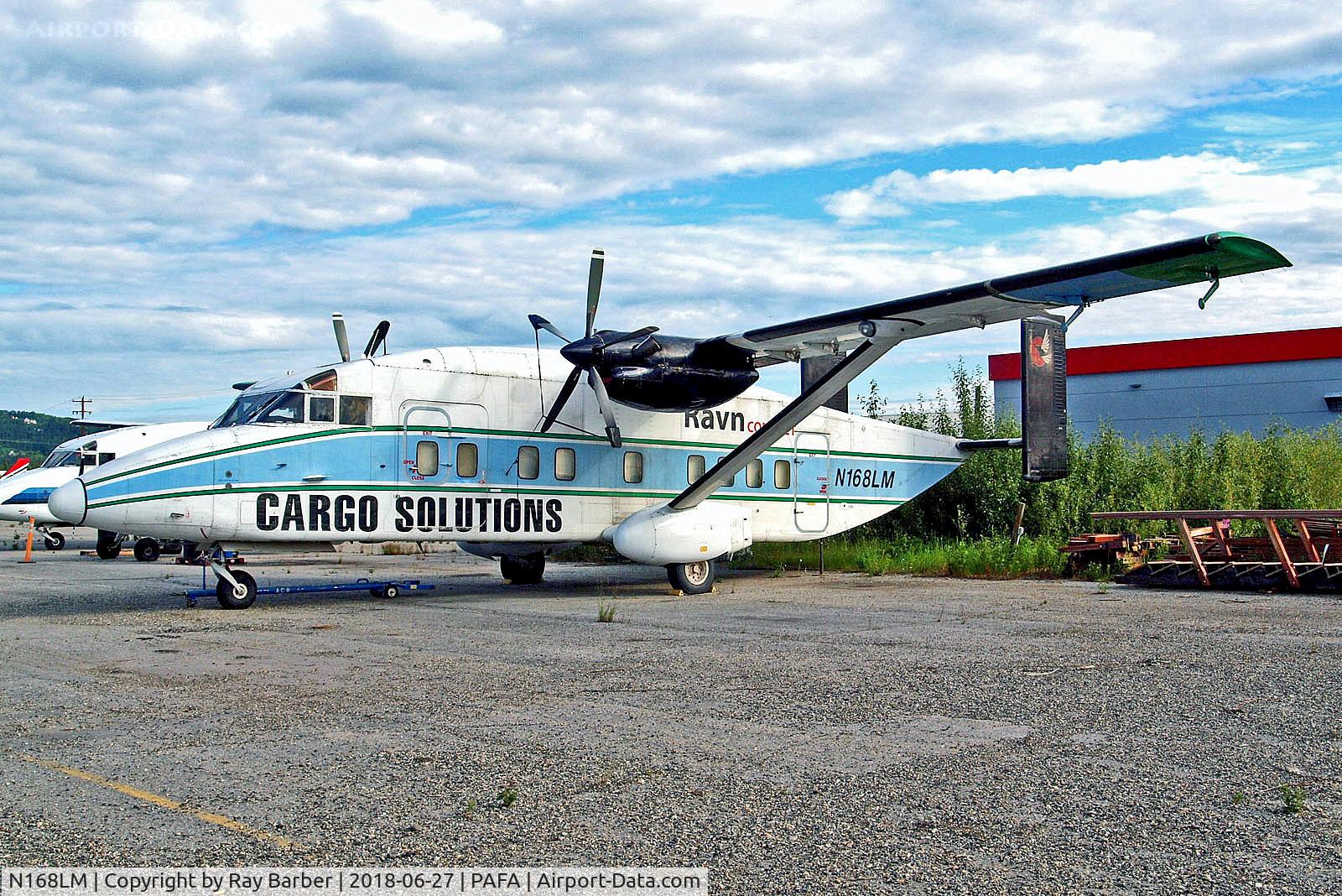 N168LM, 1985 Short C-23A Sherpa C/N SH3104, N168LM   Short SD-330 C-23A [SH3104] (Raven Connect / Cargo Solutions) Fairbanks~G 27/06/2018