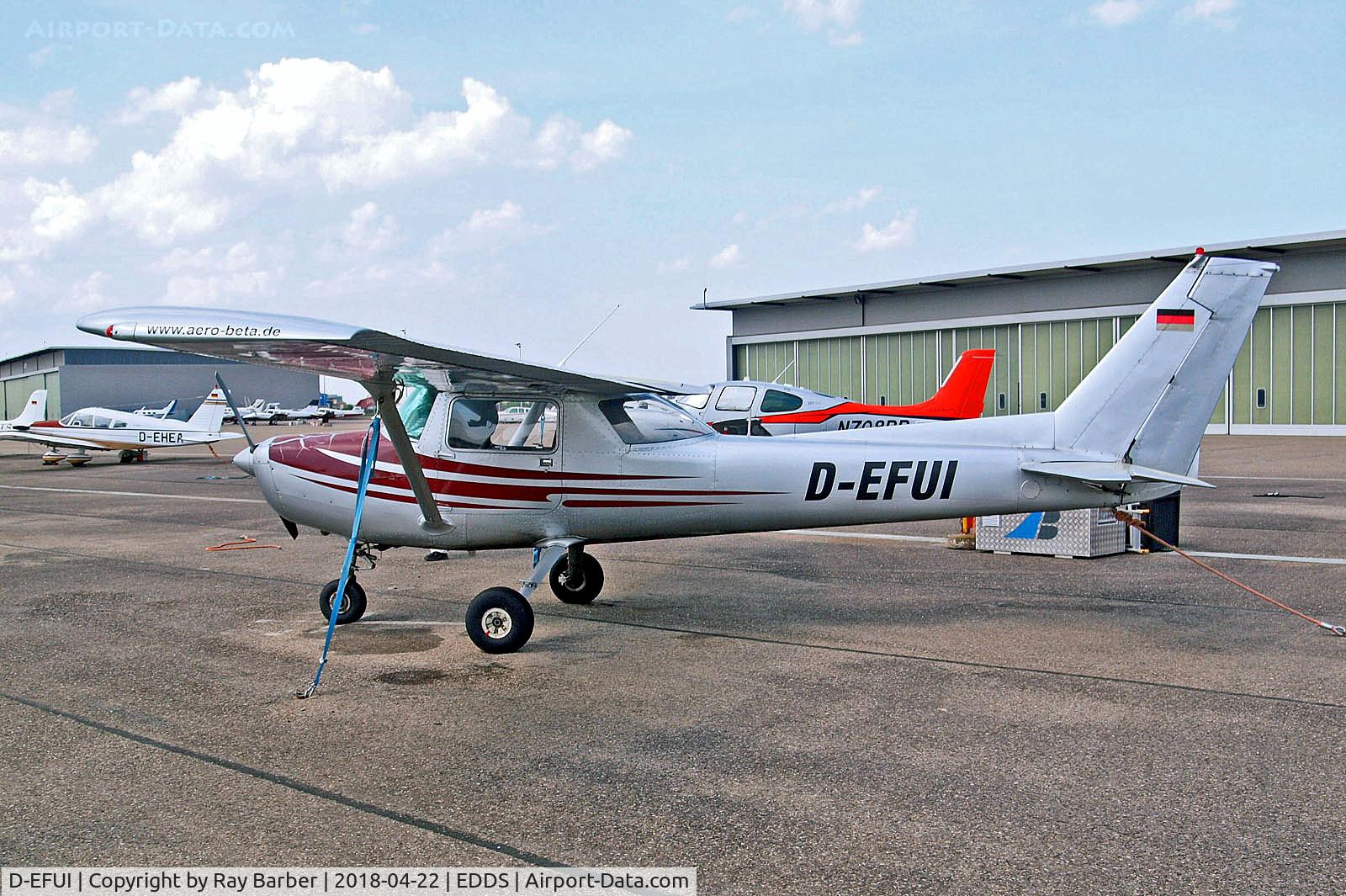D-EFUI, Cessna 152 C/N unknown, D-EFUI   R/Cessna F.152 [1550] (Aero-Beta Flight Training) Stuttgart~D 22/04/2018