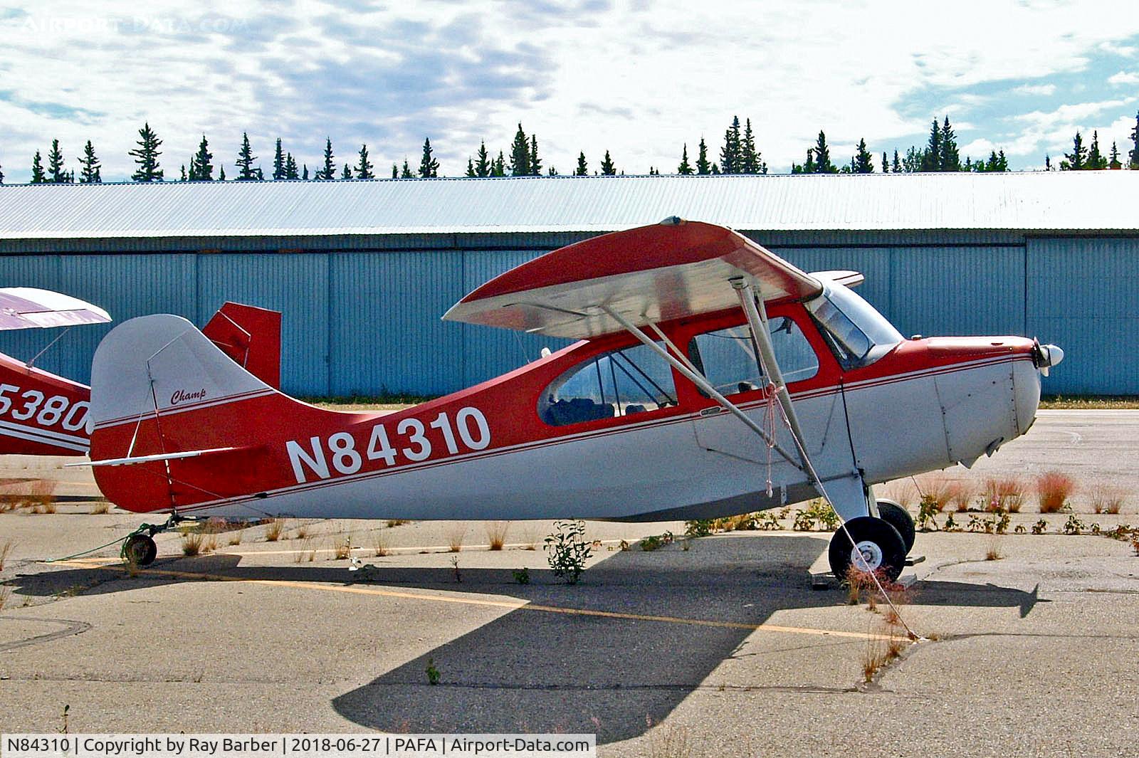 N84310, 1946 Aeronca 7AC Champion C/N 7AC-3004, N84310   Aeronca 7AC Champion [7AC-3004] Fairbanks~G 27/06/2018