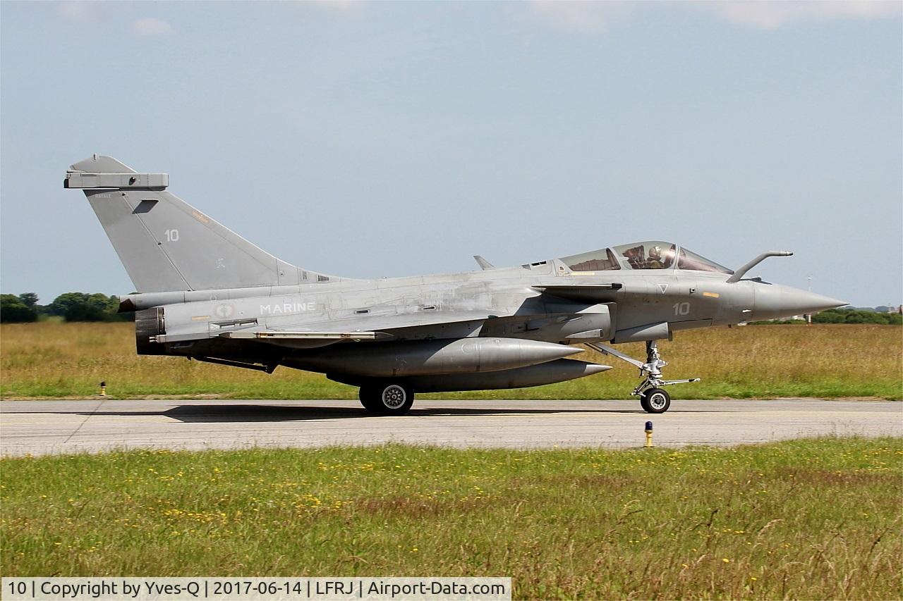 10, 2002 Dassault Rafale M C/N 10, Dassault Rafale M, Taxiing to flight line, Landivisiau Naval Air Base (LFRJ) Tiger Meet 2017