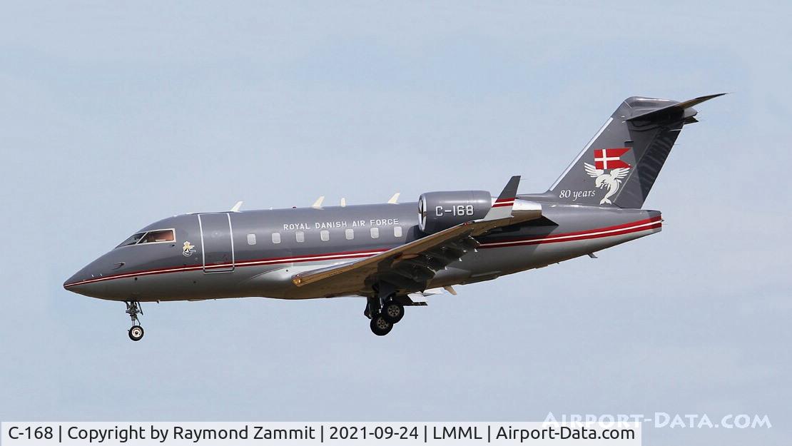 C-168, 2000 Bombardier Challenger 604 (CL-600-2B16) C/N 5468, Bombardier Challenger C-168 Royal Danish Air Force