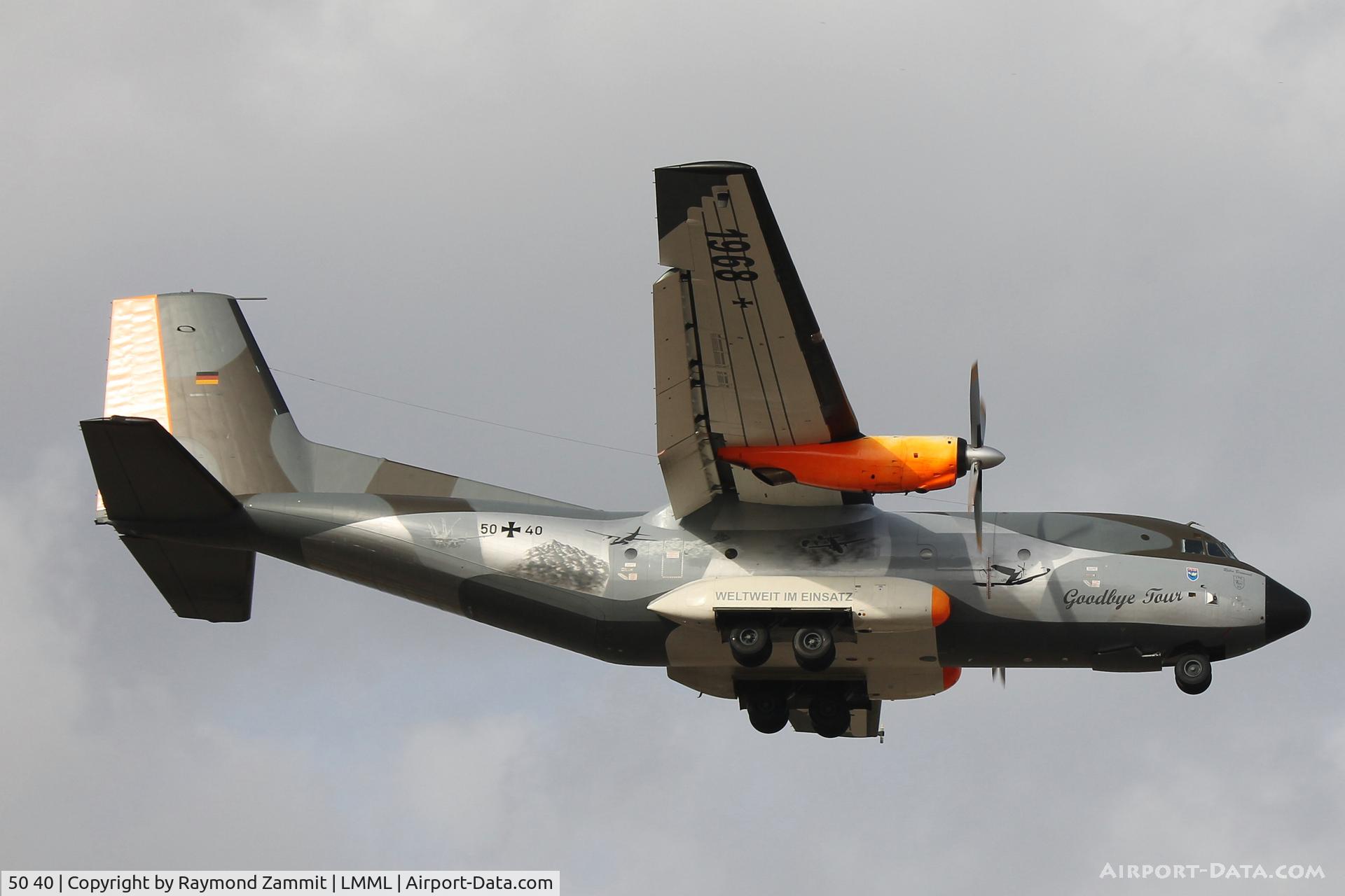 50 40, Transall C-160D C/N D62, Transall C-160D 50+40 German Air Force