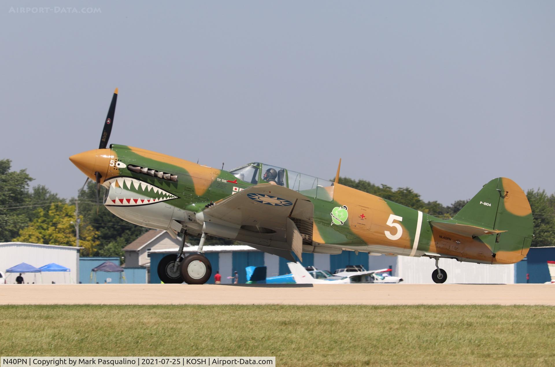N40PN, 1944 Curtiss P-40N Warhawk C/N 33109, Curtiss P-40N